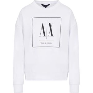 Armani Exchange Dames/Dames Sweatshirt met ronde hals (Wit)