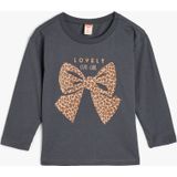 Koton - T-shirt - Lange Mouw - Ronde Kraag - Bci-katoen - Normale Lengte