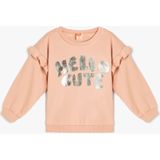 Koton - Sweatshirt - Oranje - Ronde Hals - Lange Mouw