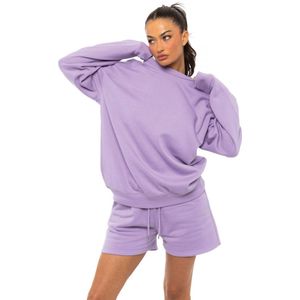 Enzo Dames Oversized Sweatshirt - Paars - Maat 2XL