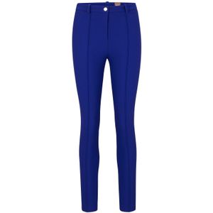 BOSS - Tanaina3 - Damespantalon - Blauw - Slim-Fit - Stretchstof
