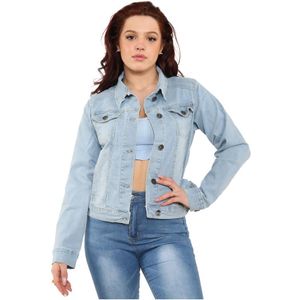 Enzo Stretch Denim Jack Voor Dames - Maat 2XL