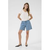 CULTURE Broek 'CU Renny'  blauw denim / wit