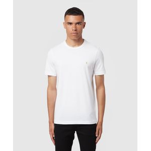 Men's Farah Danny Slim Fit Organic Cotton T-Shirt in White