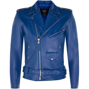 Leren - Brando Biker Rock - Motorjas - Slim-fit