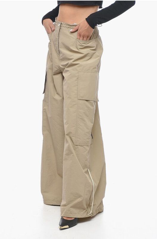 PARACHUTE Cargo-broek met wijde pijpen in beige
