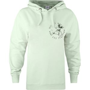 Disney Dames/dames Originele Mickey Mouse Cirkel Hoodie (Salie)