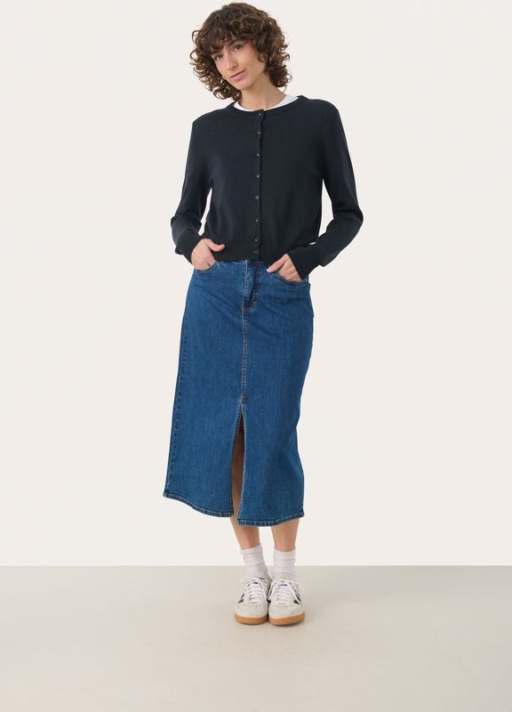 Part Two - Noelani PW - Gebreide Trui - Donkerblauw - Dames