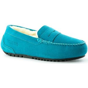 Aus Wooli Australia Byronbay Cosy Mocassins - Dames - Blauw - Maat 42