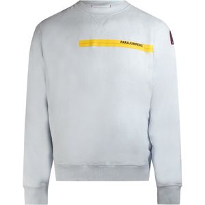 Parajumpers getapet logo wit sweatshirt