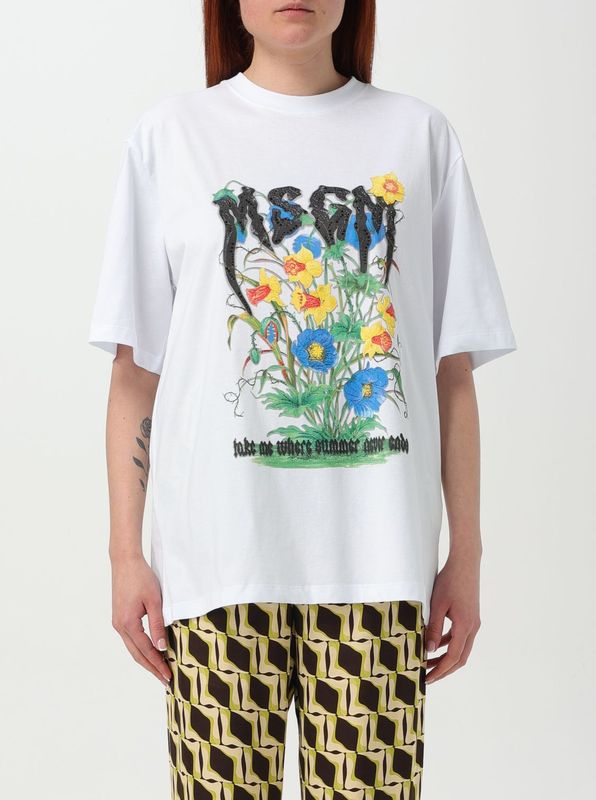 Bloemenprint Korte Mouwen T-shirt