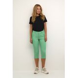 Kaffe - Groene Capri Broek - Dames - Met Zakken