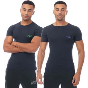 Emporio Armani - T-shirt - Marineblauw - 2 Pack - Heren