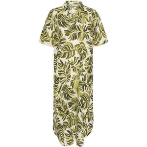 Kaffe - KAMalena - Blousejurk - Olijfgroen / Pastelgroen / Donkergroen