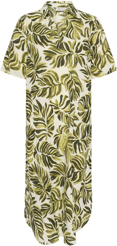 Kaffe - KAMalena - Blousejurk - Olijfgroen / Pastelgroen / Donkergroen