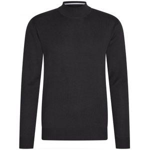 Cappuccino Italia Sweaters turtle neck trui Zwart