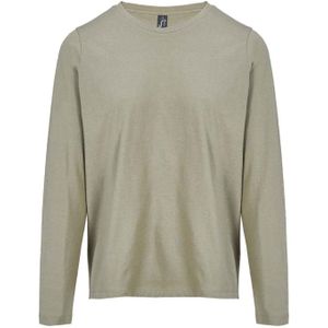 SOLS Dames/Dames Monarch T-shirt met lange mouwen (Khaki)