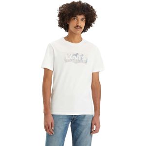Levis Heren Klassiek Grafisch T-shirt (Wit)