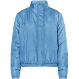 Mymo - Licht Gewatteerd Blousonjack - Hemelsblauw - Dames