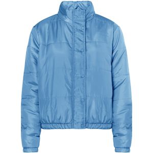 Mymo - Licht Gewatteerd Blousonjack - Hemelsblauw - Dames