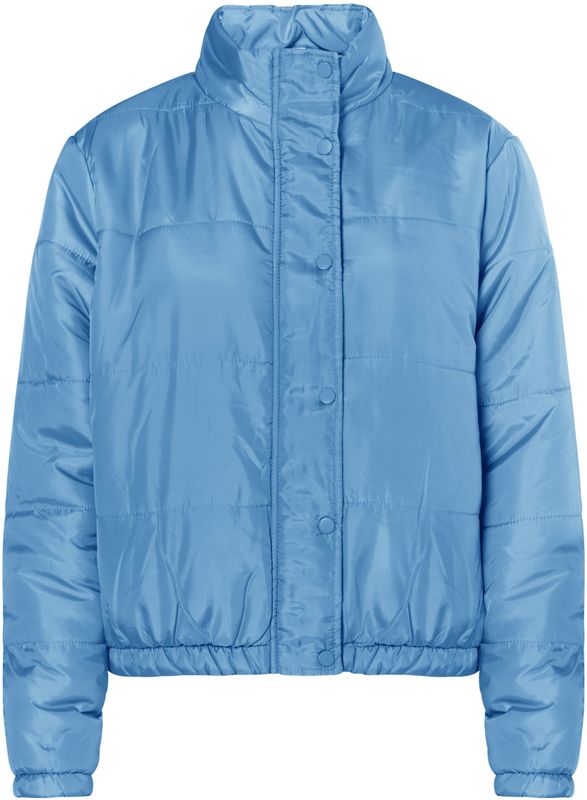 Mymo - Licht Gewatteerd Blousonjack - Hemelsblauw - Dames