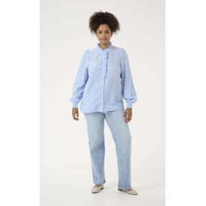 Overhemd met lang mouwen Regular fit Soft Chambray light blue
