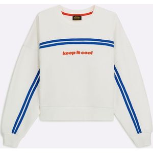 Dames trui sneeuwwit BONNIE CROP HERITAGE