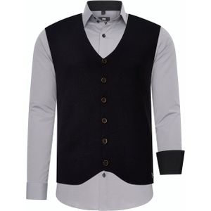 Shirt met vest set van 2