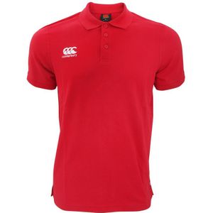 Canterbury Heren Waimak Korte Mouw Pique Polo Shirt (Rood) - Maat L