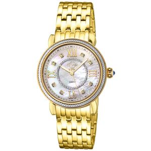 GV2 Dames Swiss Quartz Diamonds Marsala armband horloge