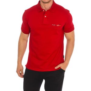 Plein Sport - Polo - Korte Mouwen - Groen - Katoen/Elastaan