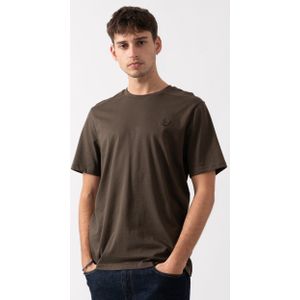 Lyle & Scott Tonal Eagle Form Groen T-shirt
