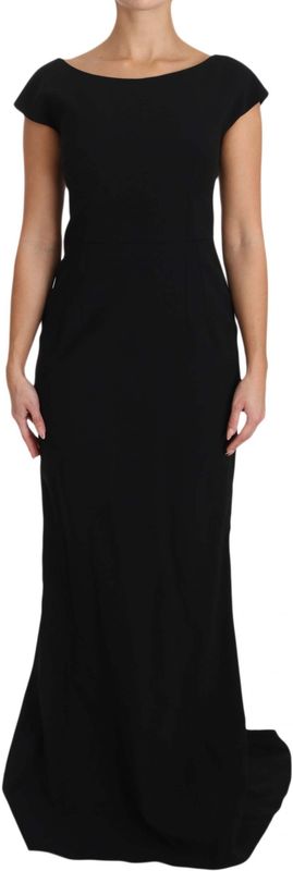 Dolce Gabbana - Maxi Dress - Zwart - Formele Stijl