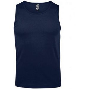 SOLS Heren Justin Mouwloze Tank / Vest Top (Franse Marine) - Maat 2XL