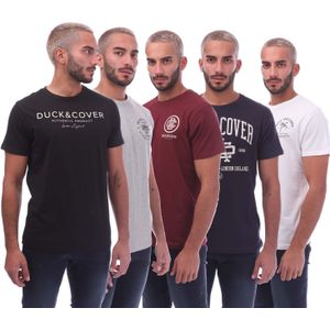 Duck en Cover - Klapstar - T-shirts - Multi kleur - 5-pack