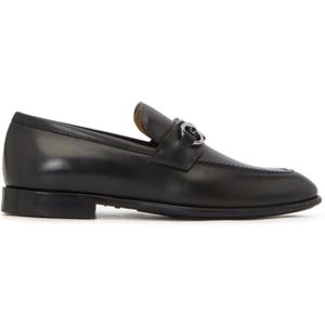 Ferragamo, Heren, Schoenen, Zwart, Maat: 40 1/2 EU Leer,