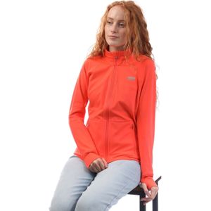 Dames DKNY Balance Compression Full Zip Sweat Jacket in Oranje
