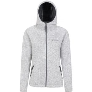 Mountain Warehouse Dames/Dames Nevis Bontgevoerde Full Zip Hoodie (Grijs) - Maat 34