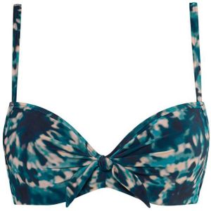 marlies dekkers Swim voorgevormde push-up bikinitop Lotus blauw/ecru