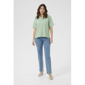 Blouse met korte mouwen Regular fit Green Bay CC. pale green
