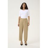 Kaffe, Dames, Broeken, Bruin, Maat: XS