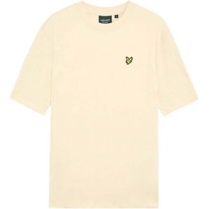 Lyle & Scott Heren Crepe T-shirt (Beige)