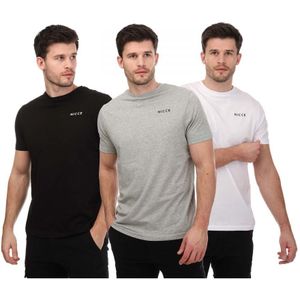 Heren T-shirts NICCE Sully 3 Pack in Multi kleur