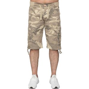 Enzo | Heren Cargo Combat Camo Shorts