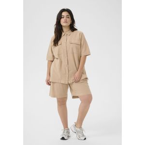 Korte mouwen shirt Loose fit Classic Sand