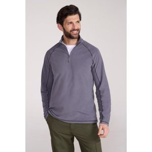 Mountain Warehouse Heren Ashbourne II Half Zip Fleece Top (Houtskool)