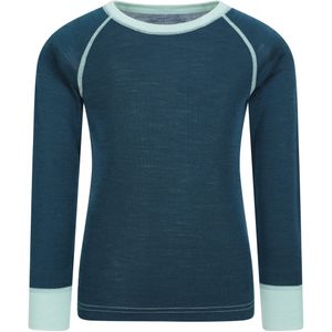 Mountain Warehouse Kinder/Kids Merino II Ronde Hals Base Layer Top (Teal)