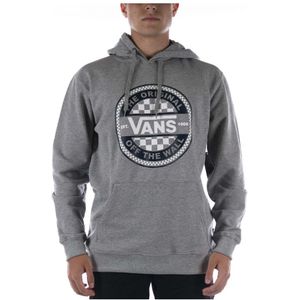 Vans Omcirkelde Ruiten Po Grijze Sweatshirt - Maat M