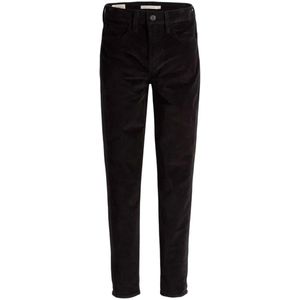 Levis Dames/Dames Meteorite High Rise Skinny Jeans (Zwart)