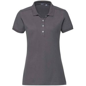 Russell Dames/Dames Piqué Stretch Poloshirt (Konvooi Grijs)